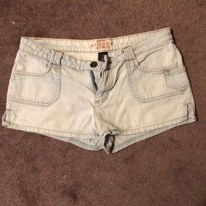Arizona light wash jean shorts